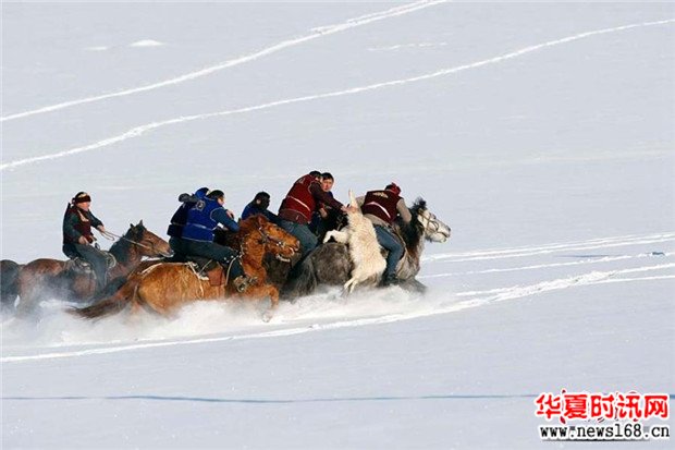 新疆的冰天雪地