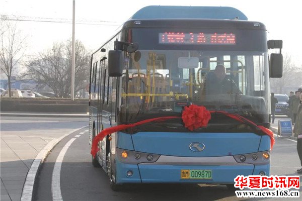 山东省博兴县33辆新能源城市公交正式投入运营
