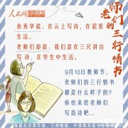 【今天向老师表白】老师们的三行情书，哪个戳中你？