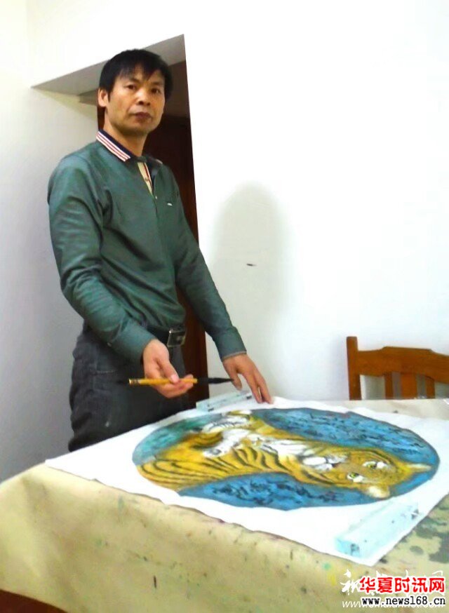 热烈祝贺当阳醉龙王福山先生被授予国礼书画名家 并被百度百科收录