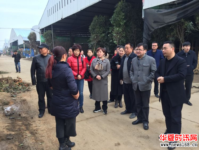 太仓市沙溪镇党委副书记,镇长毛雅萍一行到周至参观考