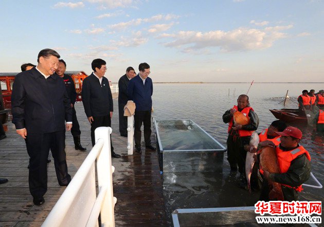 习近平赴吉林省松原市查干湖时说保护生态和发展生态旅游相得益彰