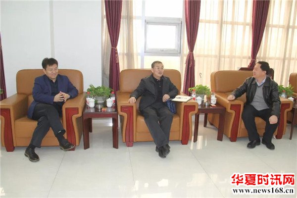 滨州市国土资源局王建波到山东宏鑫源钢板有限公司调研