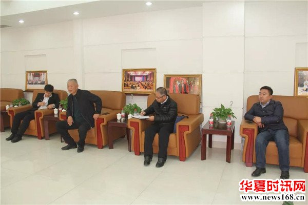 滨州市国土资源局王建波到山东宏鑫源钢板有限公司调研