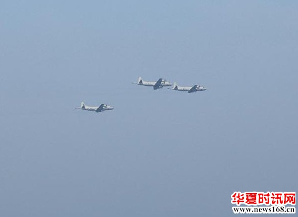 “和平-19”多国海上联演空军检阅