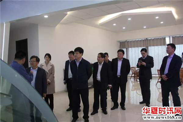 山东省国土空间规划处处长陈岩松一行来博兴县湖滨镇美厨厨业调研