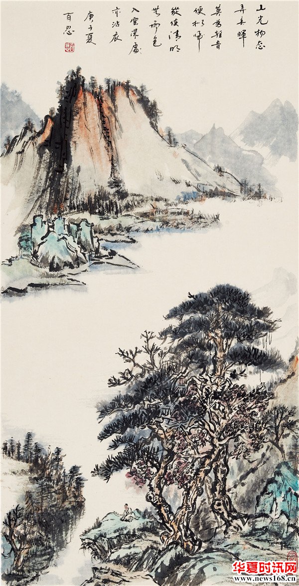 陕西知名画家陈百忍书画作品