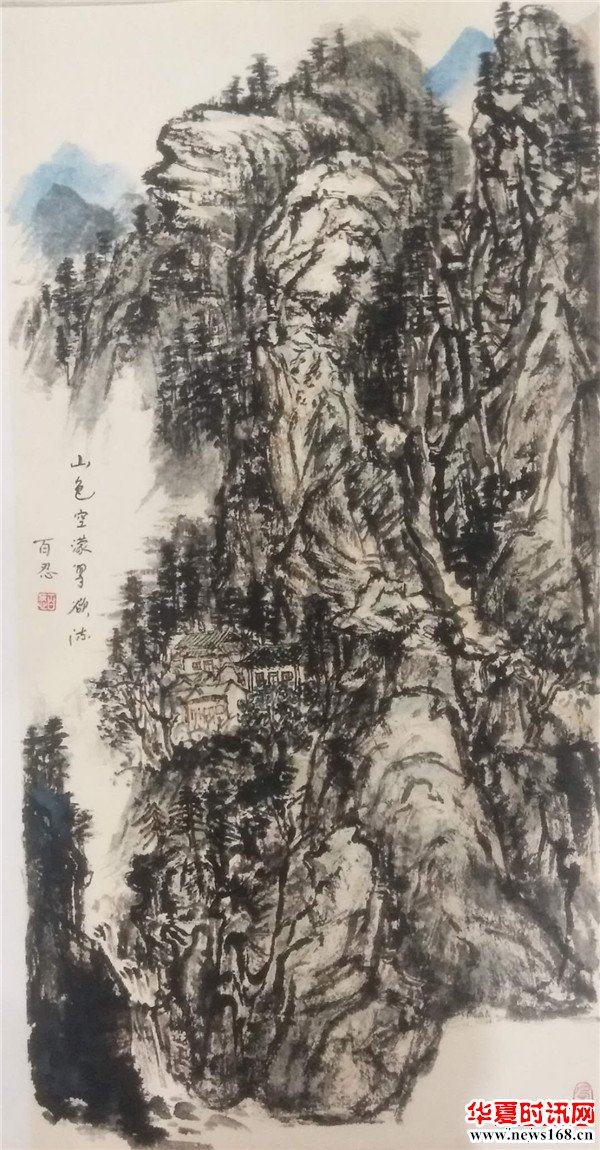 陕西知名画家陈百忍书画作品