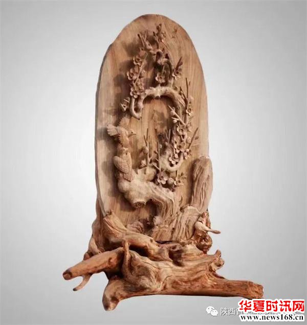 《风华正茂》/ 木雕 / 吴文军木雕作品